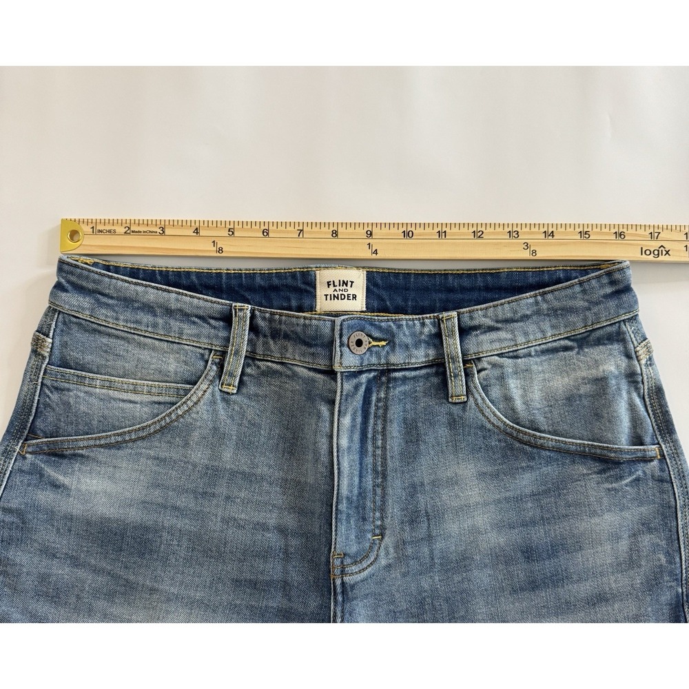 Flint and Tinder Carpenter Shorts Mens Sz 31 Stonewash Denim Huckberry NWT - Picture 3 of 14
